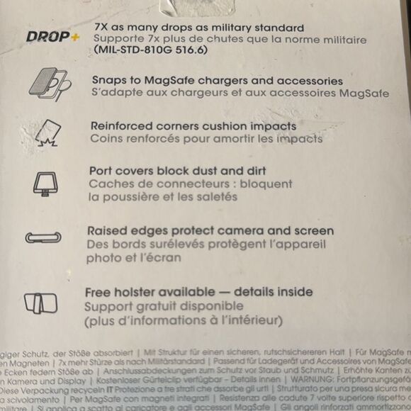 OtterBox Defender Pro Black iPhone 16 Pro Case MagSafe NEW Open Box - Picture 8 of 11